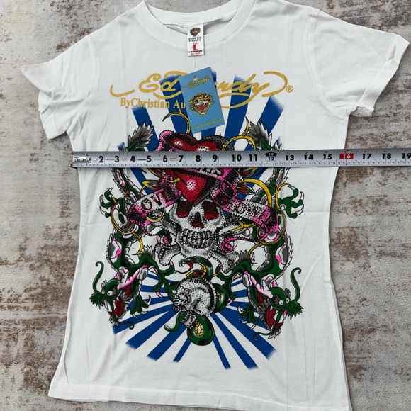 2000s Ed Hardy Christian Audigier Vintage Graphic Tees size S/M/L - Picture 12 of 12